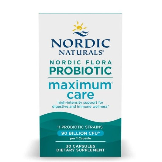 Nordic Flora Probiotic Maximum Care, 30 caps, Nordic Naturals - Vitax.ro