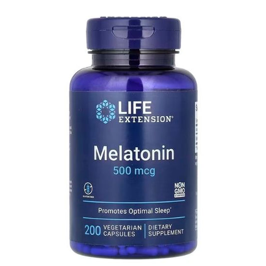 Melatonin, 500mcg, 200 vcaps, Life Extension - Vitax.ro