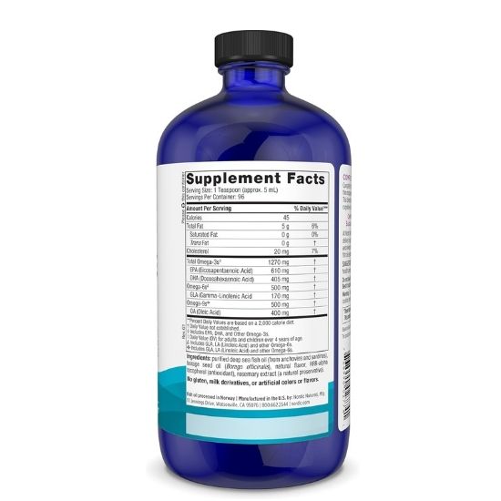 Complete Omega, 1270mg, Lemon, 473 ml, Nordic Naturals - Vitax.ro