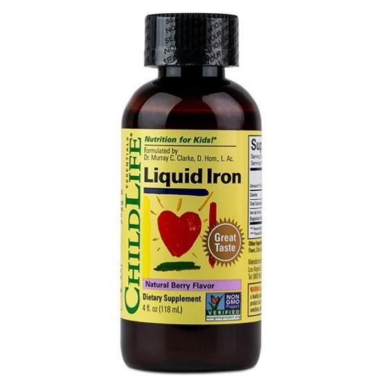 Liquid Iron 10mg, Gust de Fructe, 118 Ml, Childlife Essentials - Vitax.ro