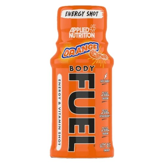 Bodyfuel Energy Shots, Orange, 12 x 60 ml, Applied Nutrition - Vitax.ro