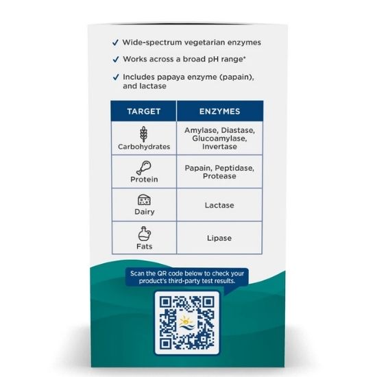 Nordic Flora Digestive Enzymes, 45 caps, Nordic Naturals - Vitax.ro