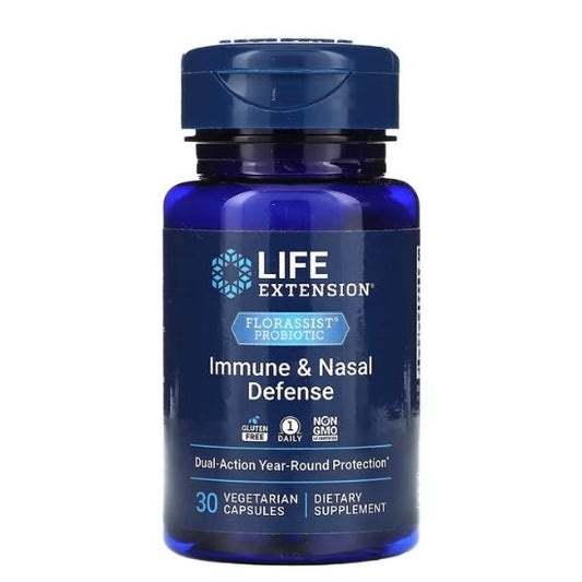 Florassist Immune & Nasal Defense, 30 vcaps, Life Extension - Vitax.ro