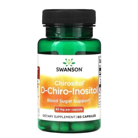 D-Chiro-Inositol, 85mg, 60 caps, Swanson - Vitax.ro