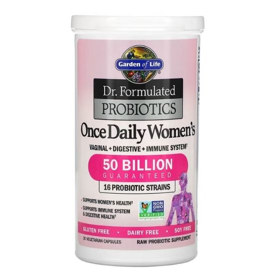 Dr. Formulated Probiotics Once Daily Women's, 30 vcaps, Garden of Life - Vitax.ro