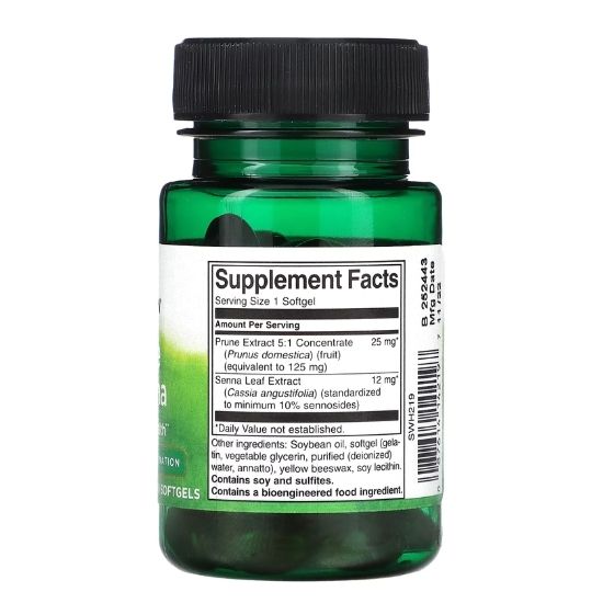 Prune & Senna, 60 softgels, Swanson - Vitax.ro