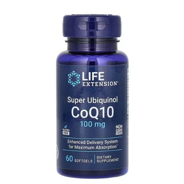 Super Ubiquinol CoQ10, 100mg, 60 softgels, Life Extension - Vitax.ro