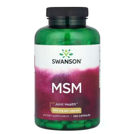 MSM, 500mg, 250 caps, Swanson - Vitax.ro