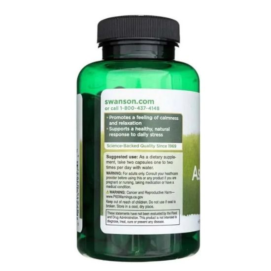 Ashwagandha 450mg, 100 caps, Swanson - Vitax.ro