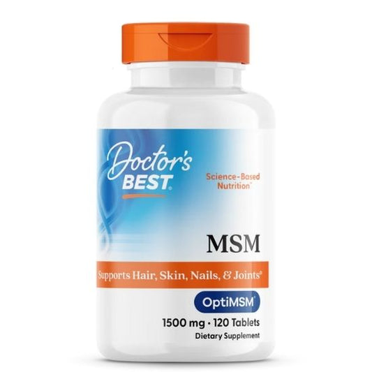 MSM cu OptiMSM Vegan, 1500mg, 120 tabs, Doctor's Best - Vitax.ro