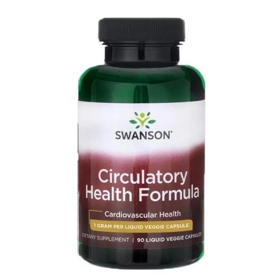 Circulatory Health Formula, 90 liquid vcaps, Swanson - Vitax.ro