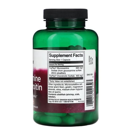 Glucosamine & Chondroitin, 90 caps, Swanson - Vitax.ro