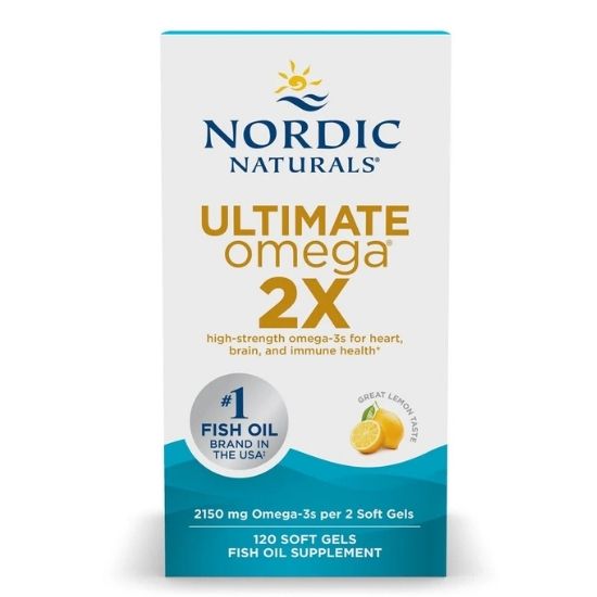 Ultimate Omega 2X, 2150mg, Lemon, 120 softgels, Nordic Naturals - Vitax.ro