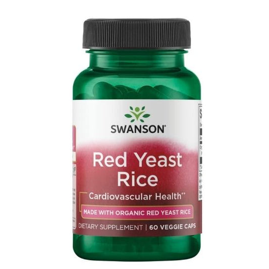 Red Yeast Rice, 600mg, 60 vcaps, Swanson - Vitax.ro