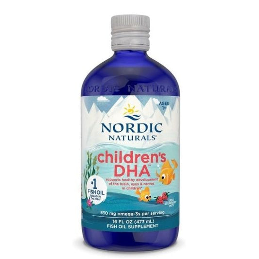 Children's DHA, 530mg, Strawberry, 473 ml, Nordic Naturals