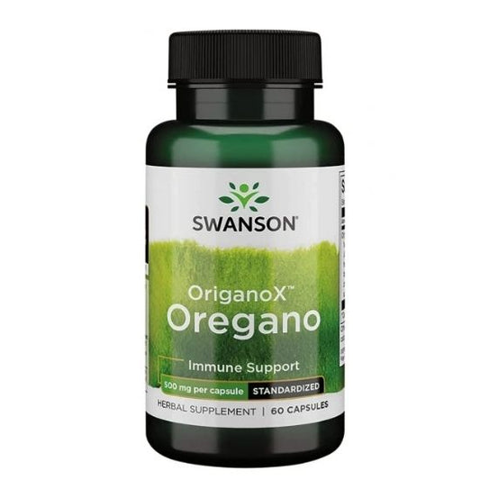 OriganoX Oregano, 500mg, 60 caps, Swanson - Vitax.ro