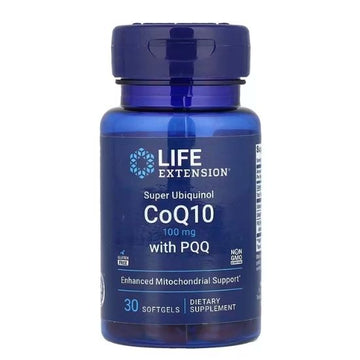 Super Ubiquinol CoQ10 with PQQ, 100 mg, 30 softgels, Life Extension - Vitax.ro