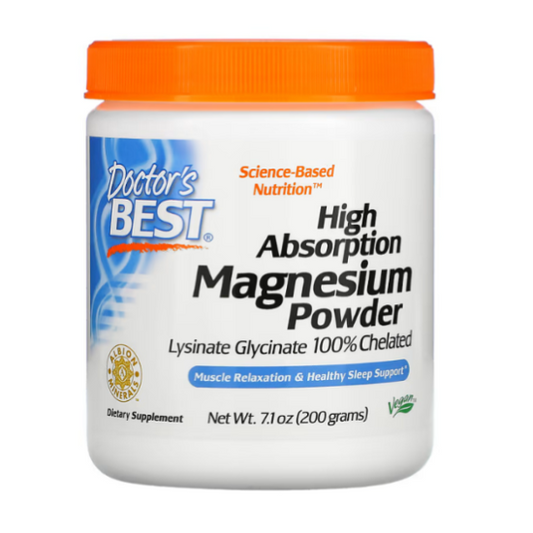 High Absorption Magnesium, Powder, 200g, Doctor's Best - Vitax.ro