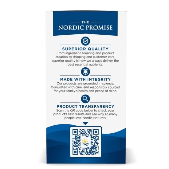 CoQ10 Ubiquinol, 100mg, 60 softgels, Nordic Naturals - Vitax.ro