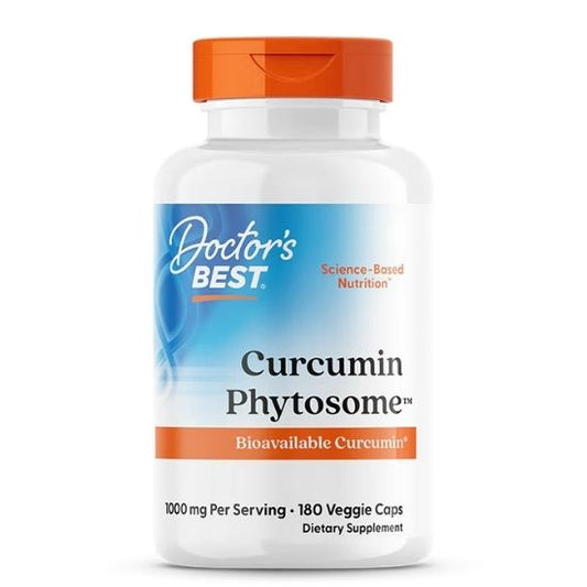 Curcumin Phytosome cu Meriva, 500mg, 180 vcaps, Doctor's Best - Vitax.ro