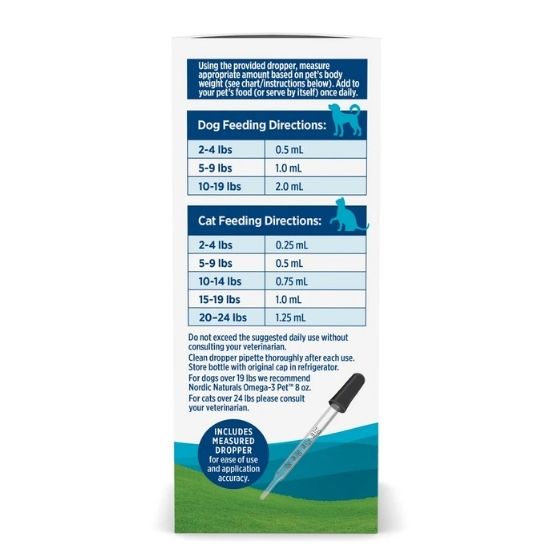 Omega-3 Pet, 60 ml, Nordic Naturals - Vitax.ro