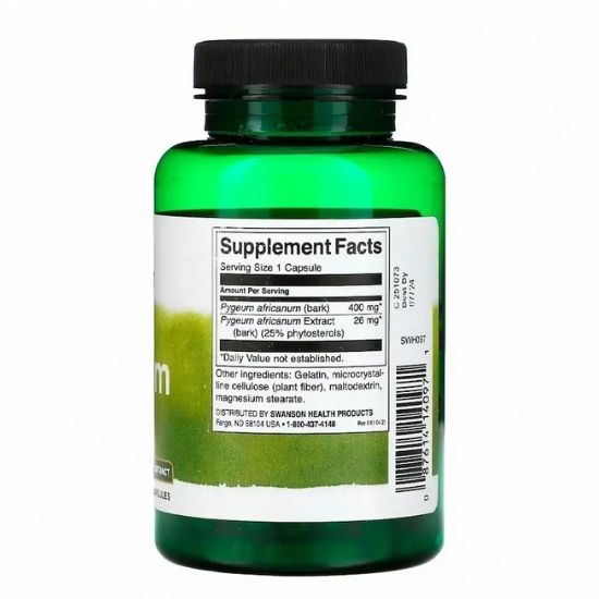 Pygeum, 120 caps, Swanson - Vitax.ro