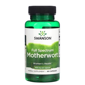 Full Spectrum Motherwort, 400mg, 60 caps, Swanson - Vitax.ro