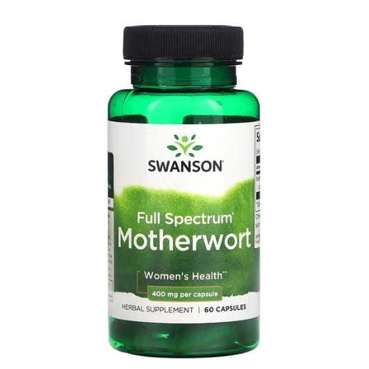 Full Spectrum Motherwort, 400mg, 60 caps, Swanson - Vitax.ro