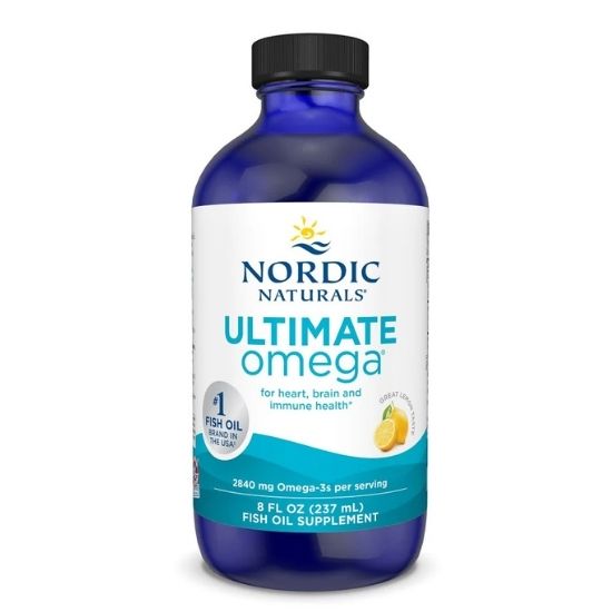 Ultimate Omega, 2840mg Lemon, 237 ml, Nordic Naturals - Vitax.ro