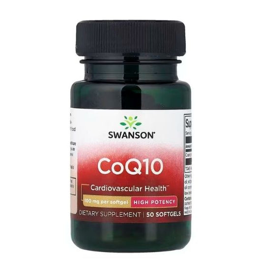 CoQ10, 100mg, 50 softgels, Swanson - Vitax.ro