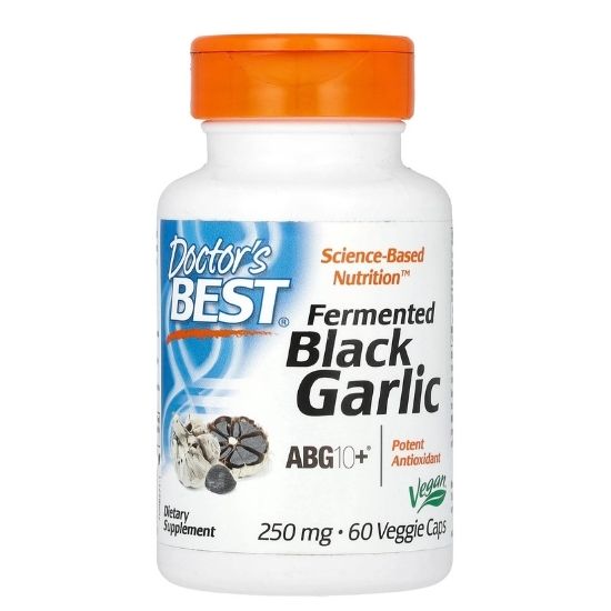 Fermented Black Garlic, 60 vcaps, Doctor's Best - Vitax.ro
