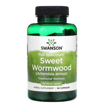 Full Spectrum Wormwood, 425mg, 90 caps, Swanson - Vitax.ro
