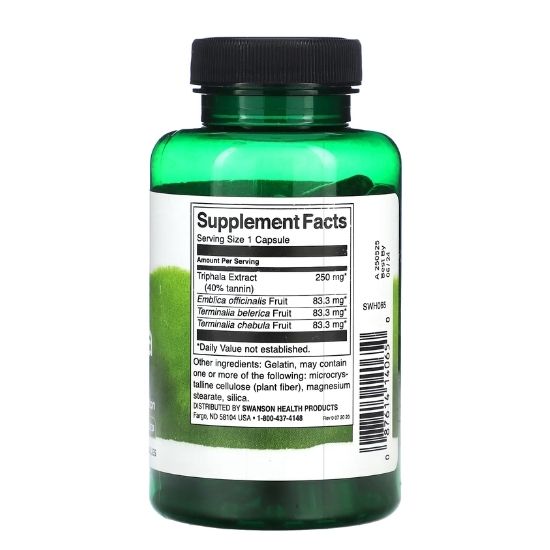 Triphala, 250mg, 120 caps, Swanson - Vitax.ro