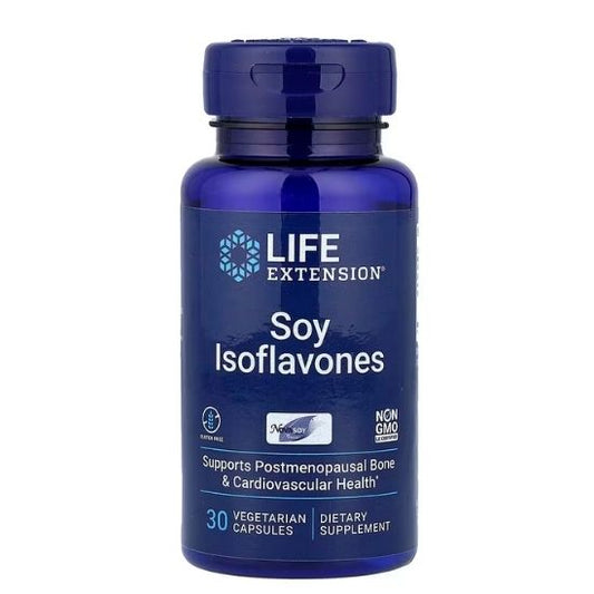 Soy Isoflavones, Super Absorbable, 60 vcaps, Life Extension - Vitax.ro
