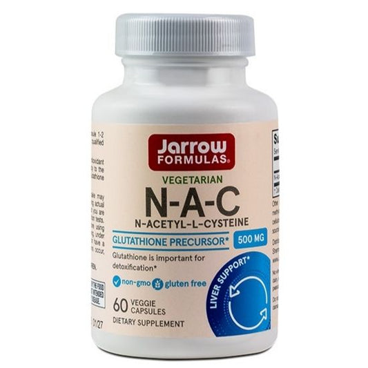 N-A-C 500mg, 60 vcaps, Jarrow Formulas - Vitax.ro
