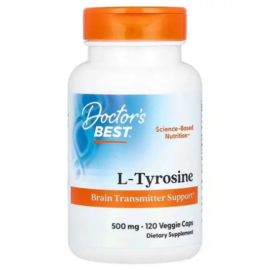 Best L-Tyrosine, 500mg - 120 vcaps - Vitax.ro