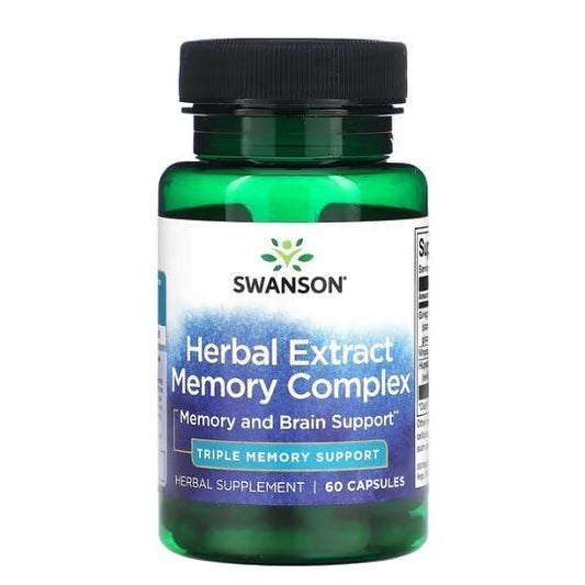 Herbal Extract Memory Complex, 60 caps, Swanson - Vitax.ro