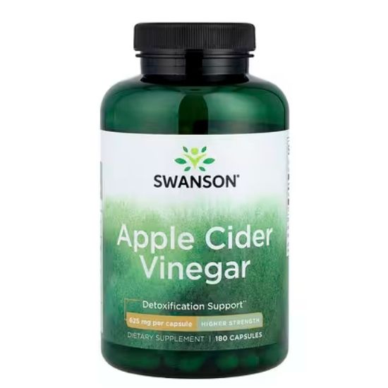 Apple Cider Vinegar, 625 mg High Potency, 180 caps, Swanson - Vitax.ro
