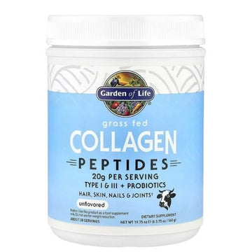 Grass Fed Collagen Peptides, 560g, Garden of Life - Vitax.ro