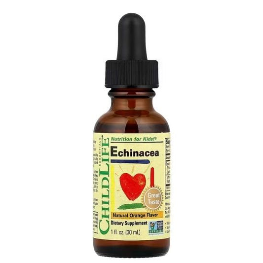 Echinacea - Copii, Gust de Portocale, 30ml, Childlife Essentials - Vitax.ro