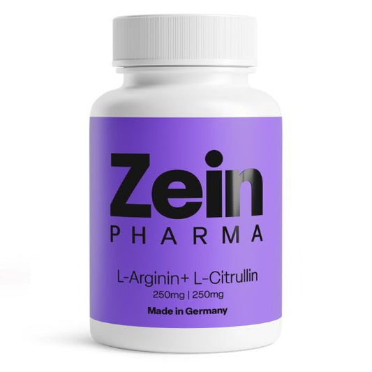 L-Arginine + L-Citrulline, 500mg, 90 caps, Zein Pharma - Vitax.ro