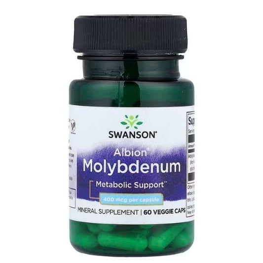 Albion Chelated Molybdenum, 400mcg, 60 vcaps, Swanson - Vitax.ro