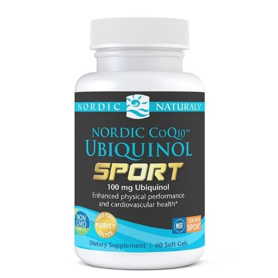 Nordic CoQ10 Ubiquinol Sport, 100mg, 60 softgels, Nordic Naturals - Vitax.ro