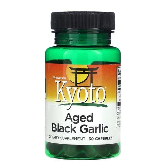 Aged Black Garlic, 30 caps, Swanson - Vitax.ro