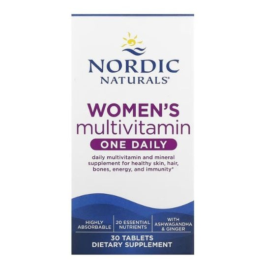 Women's Multivitamin One Daily , 30 tablets,  Nordic Naturals - Vitax.ro