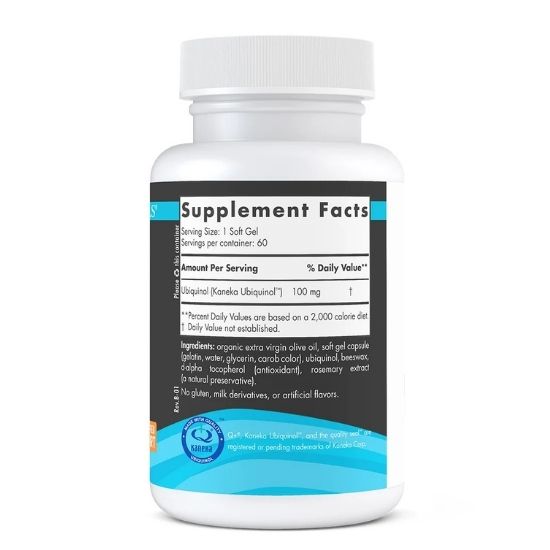 Nordic CoQ10 Ubiquinol Sport, 100mg, 60 softgels, Nordic Naturals - Vitax.ro