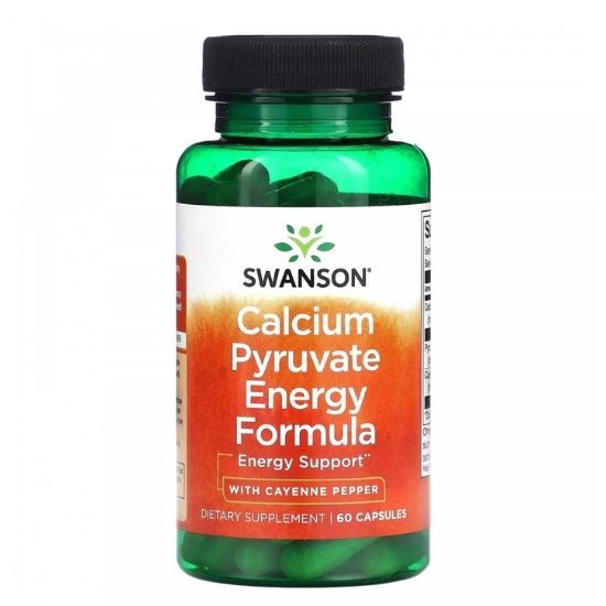Calcium Pyruvate Energy Formula, 60 caps, Swanson - Vitax.ro