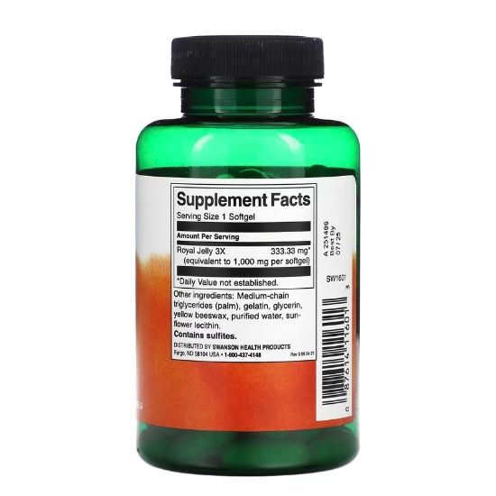 Royal Jelly, 100 softgels, Swanson - Vitax.ro