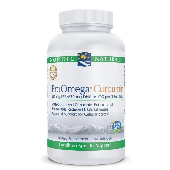 ProOmega Curcumin, 90 softgels, Nordic Naturals - Vitax.ro