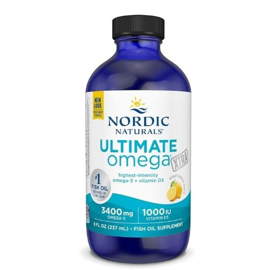 Ultimate Omega Xtra, 3400mg, Lemon, 237 ml, Nordic Naturals